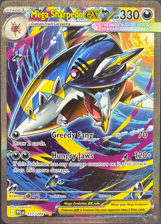 Mega Sharpedo EX 122/094 [Phantasmal Flames]