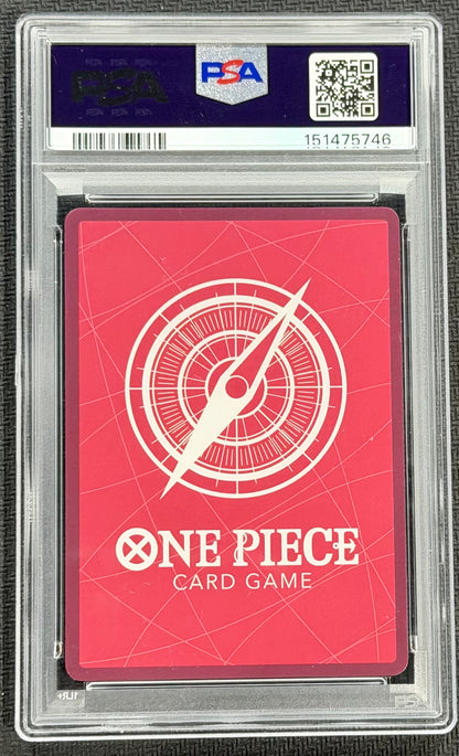 2025 One Piece Gol D. Roger OP13-003 Alternate Leader Art L PSA 10