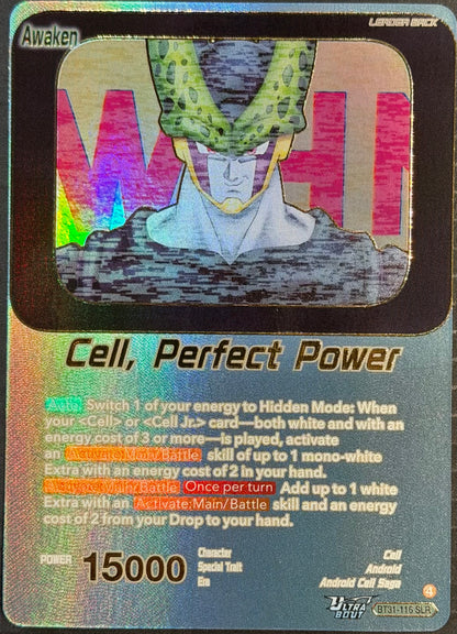 Cell, Perfect Power BT31-116 SLR - Dragon Ball Masters