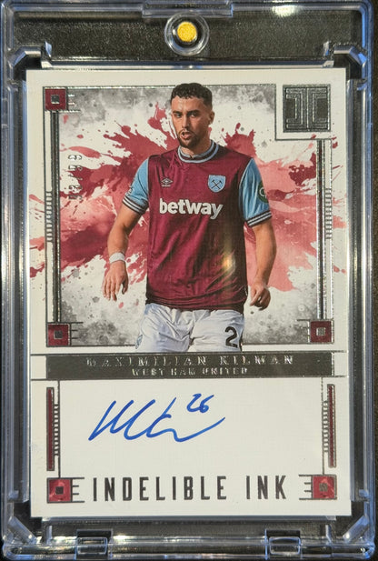 Maximilian Kilman Panini Impeccable Auto /99 West Ham United Indelible Ink 2024