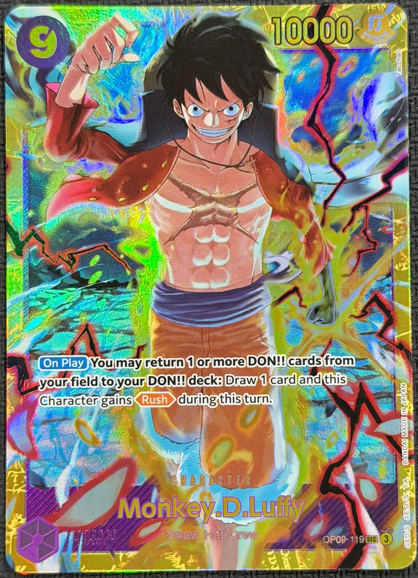 Monkey.D.Luffy OP09-119 SEC