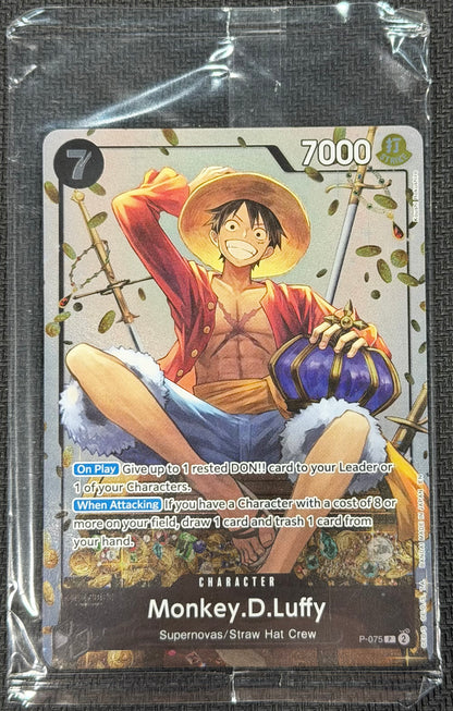 Monkey.D.Luffy P-075 Promo Sealed