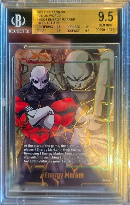 2024 Dragon Ball Super Energy Marker Jiren Alternate Art Gem Mint 9.5 Beckett