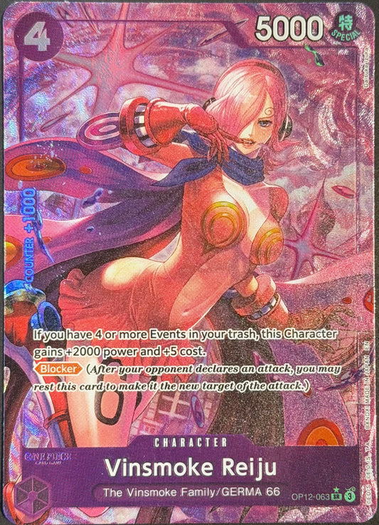 Vinsmoke Reiju OP12-063 Legacy of the Master SR Alt Art