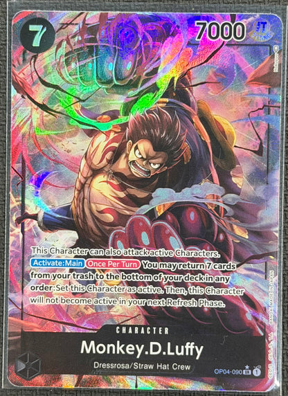 Monkey.D.Luffy OP04-090 Alternate Art