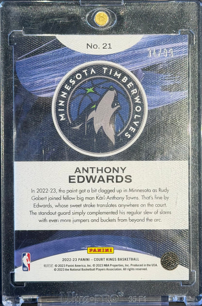 2022 23 Court Kings Anthony Edwards Modern Strokes 34/99