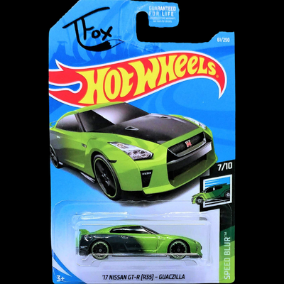 Hot Wheels: '17 Nissan GT-R [R35] - Guaczilla