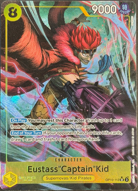 Eustass”Captain”Kid OP10-112 SR Alt Art (Lp)