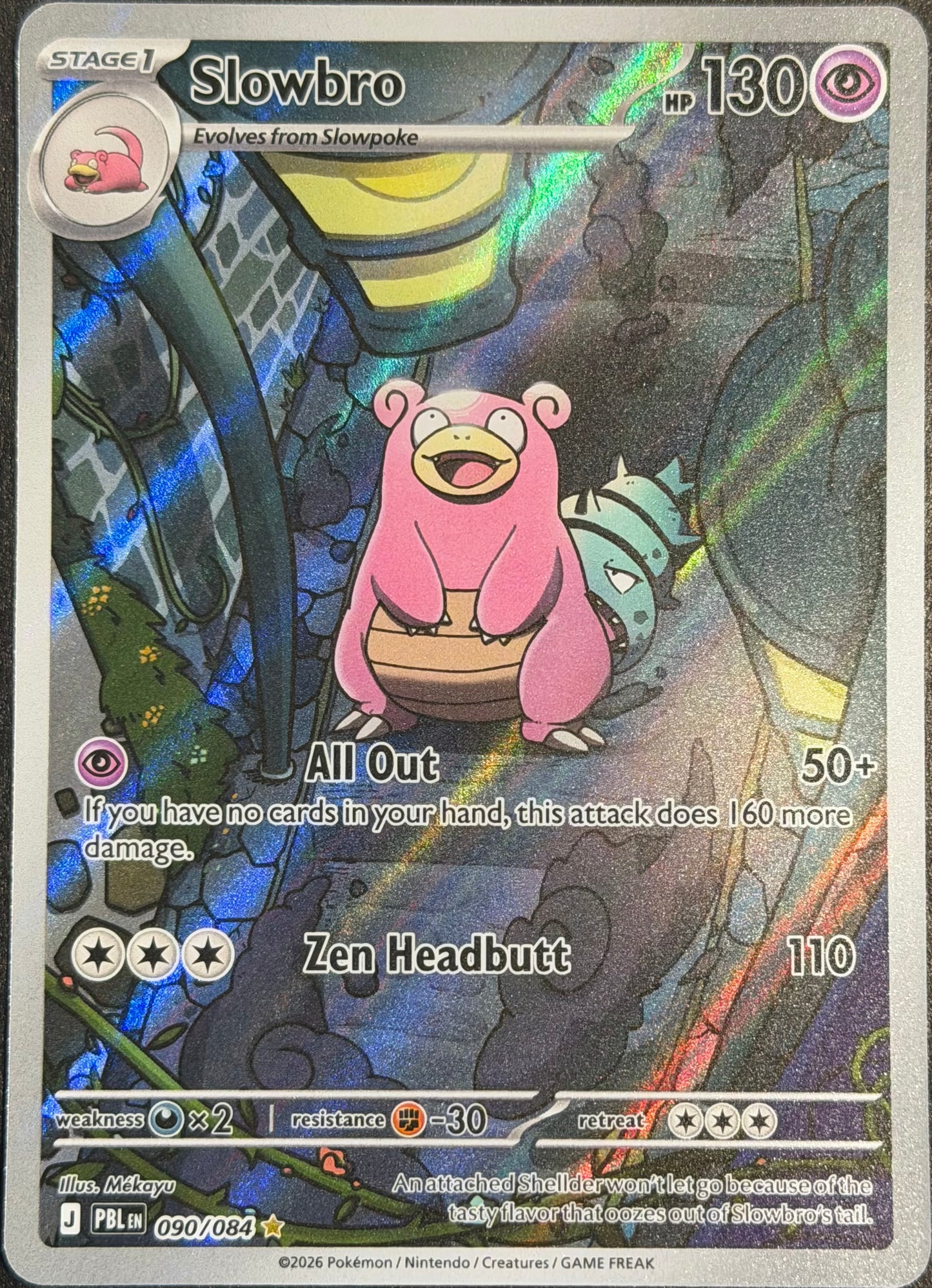 Slowbro 090/084 Illustration Rare Pitch Black