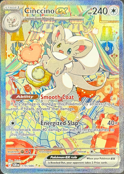 Cinccino Ex 119/086 [Chaos Rising]