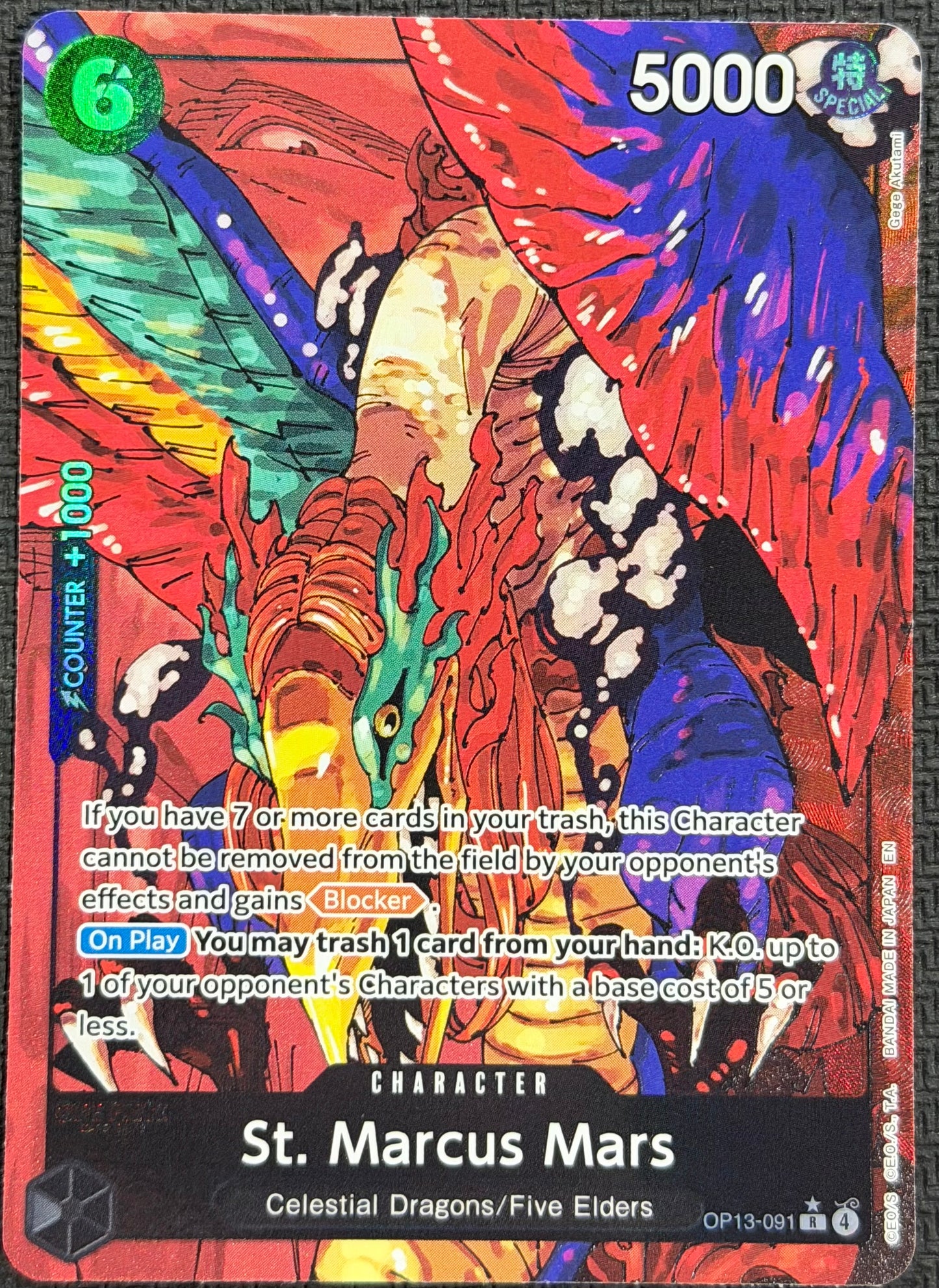 St. Marcus Mars OP13-091 Alternate Art