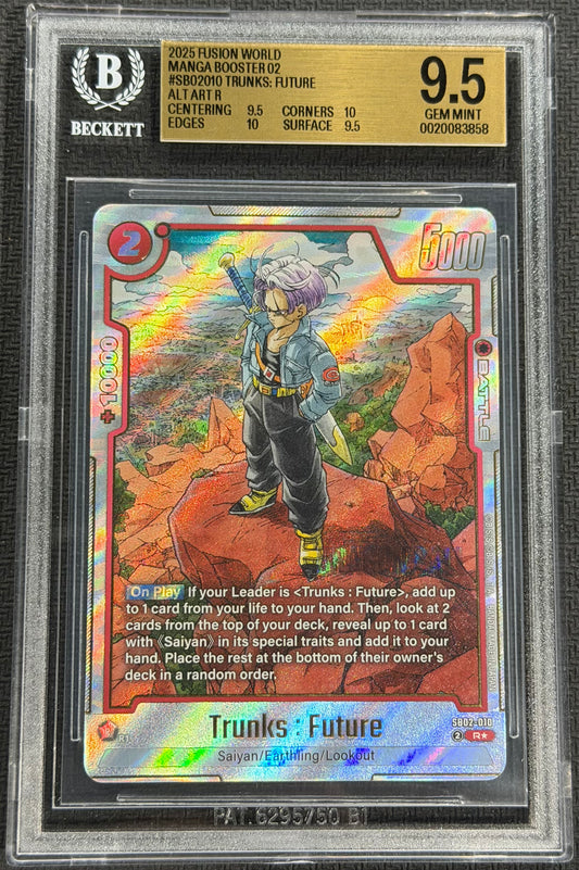 2025 DBS Trunks : Future SB02-010 Alternate Art Beckett 9.5