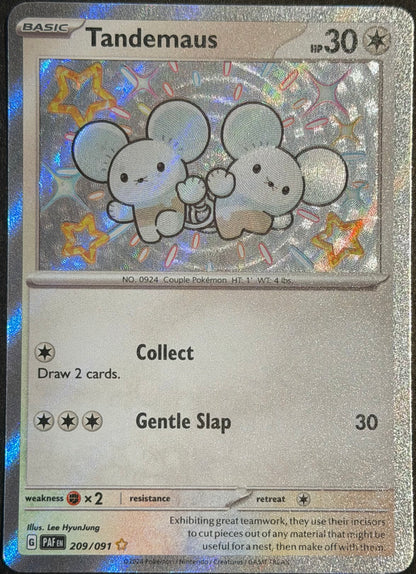 Tandemaus 209/091 Shiny Rare Paldean Fates