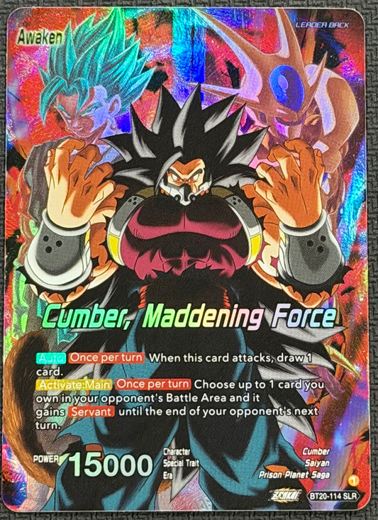 Cumber, Maddening Force SLR Special Leader Rare BT20-114
