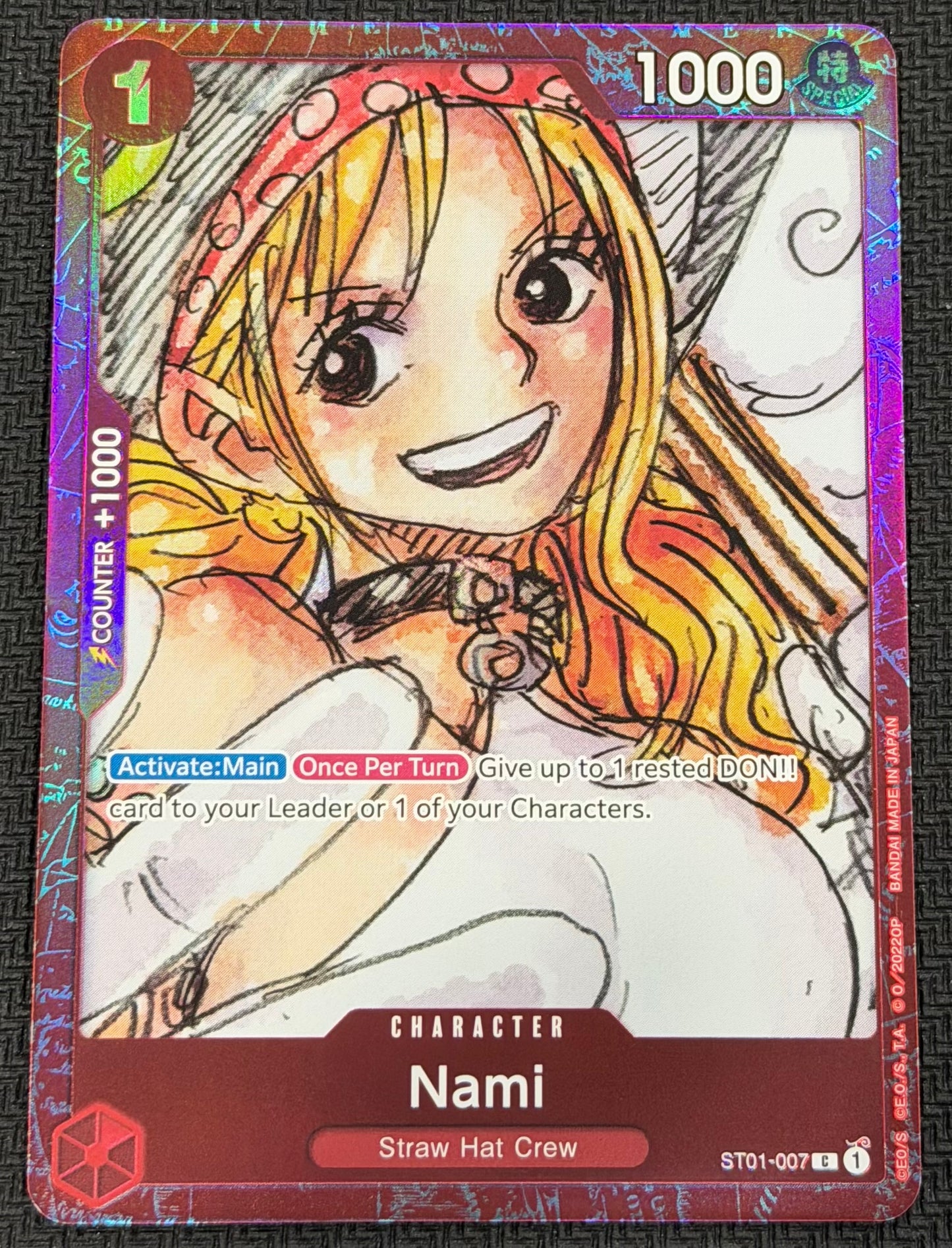 Nami ST01-007 Premium Card Collection Film Red Edition
