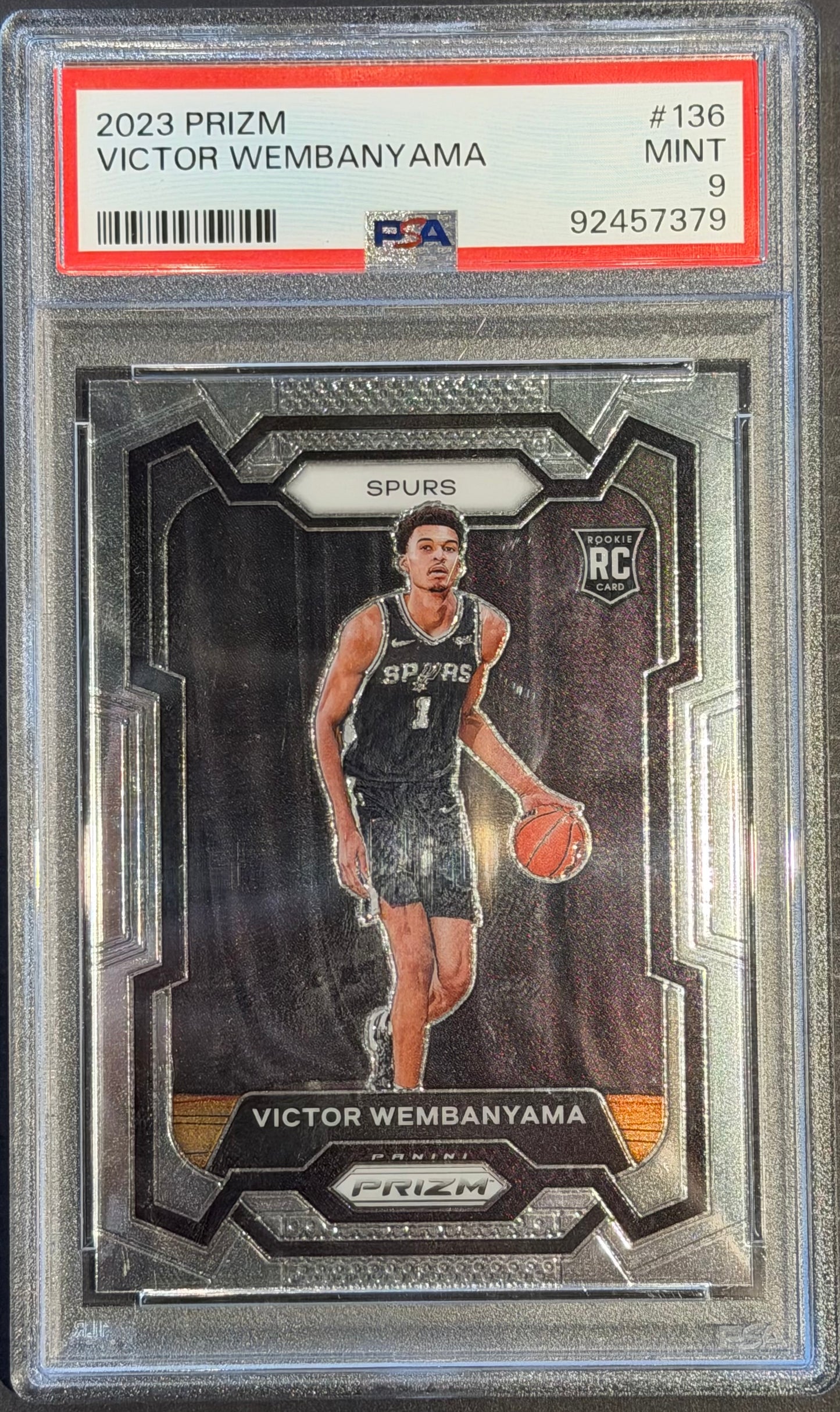 Victor Wembanyama #136 2023 Prizm PSA 9 RC