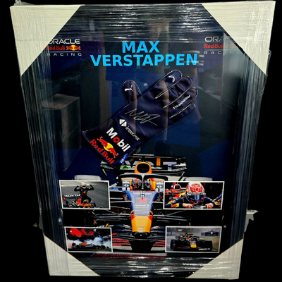 MAX VERSTAPPEN Autographed Replica Glove (Memorabilia Warehouse Authenticated)
