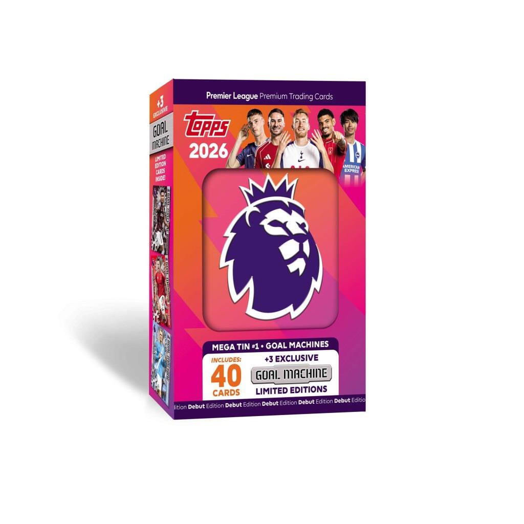 EPL - Topps Premier League Trading Cards 2026 - Mega Tin