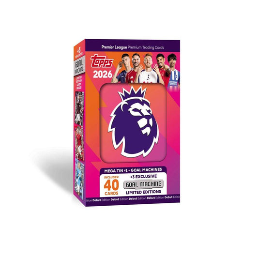 EPL - Topps Premier League Trading Cards 2026 - Mega Tin