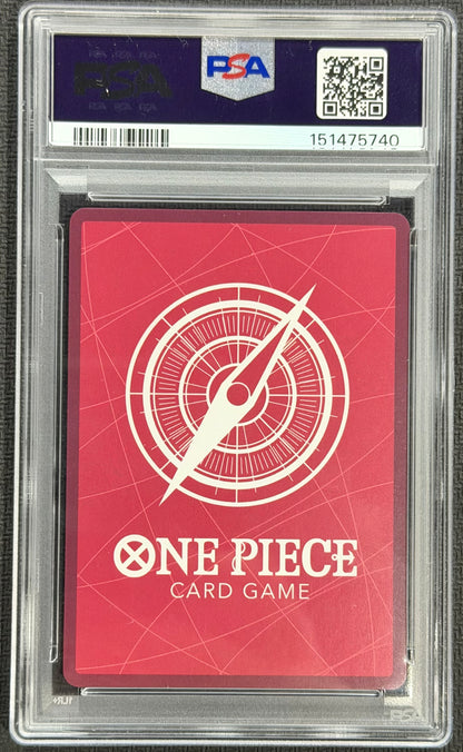 2025 One Piece Koby OP11-001 Alternate Leader PSA 9 Japanese