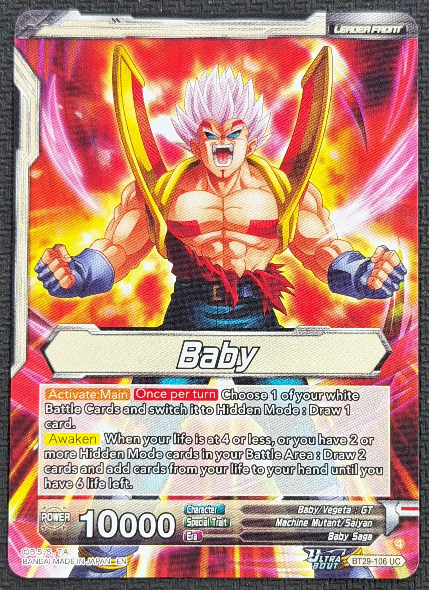 Baby, Revenge Achieved SLR Special Leader Rare BT29-106