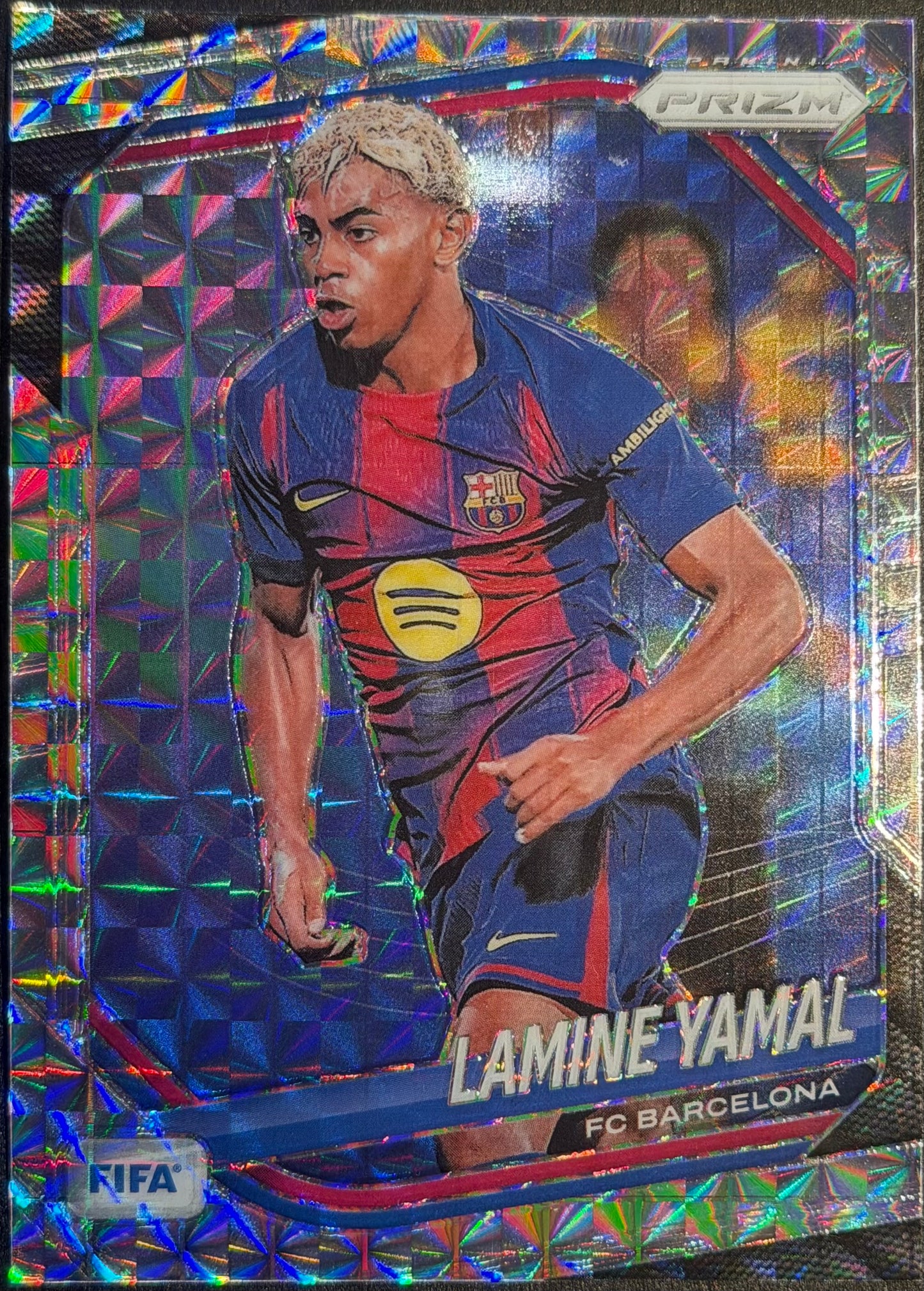 Lamine Yamal MOSAIC PRIZM #245 2025-26 Panini Prizm FIFA FC Barcelona