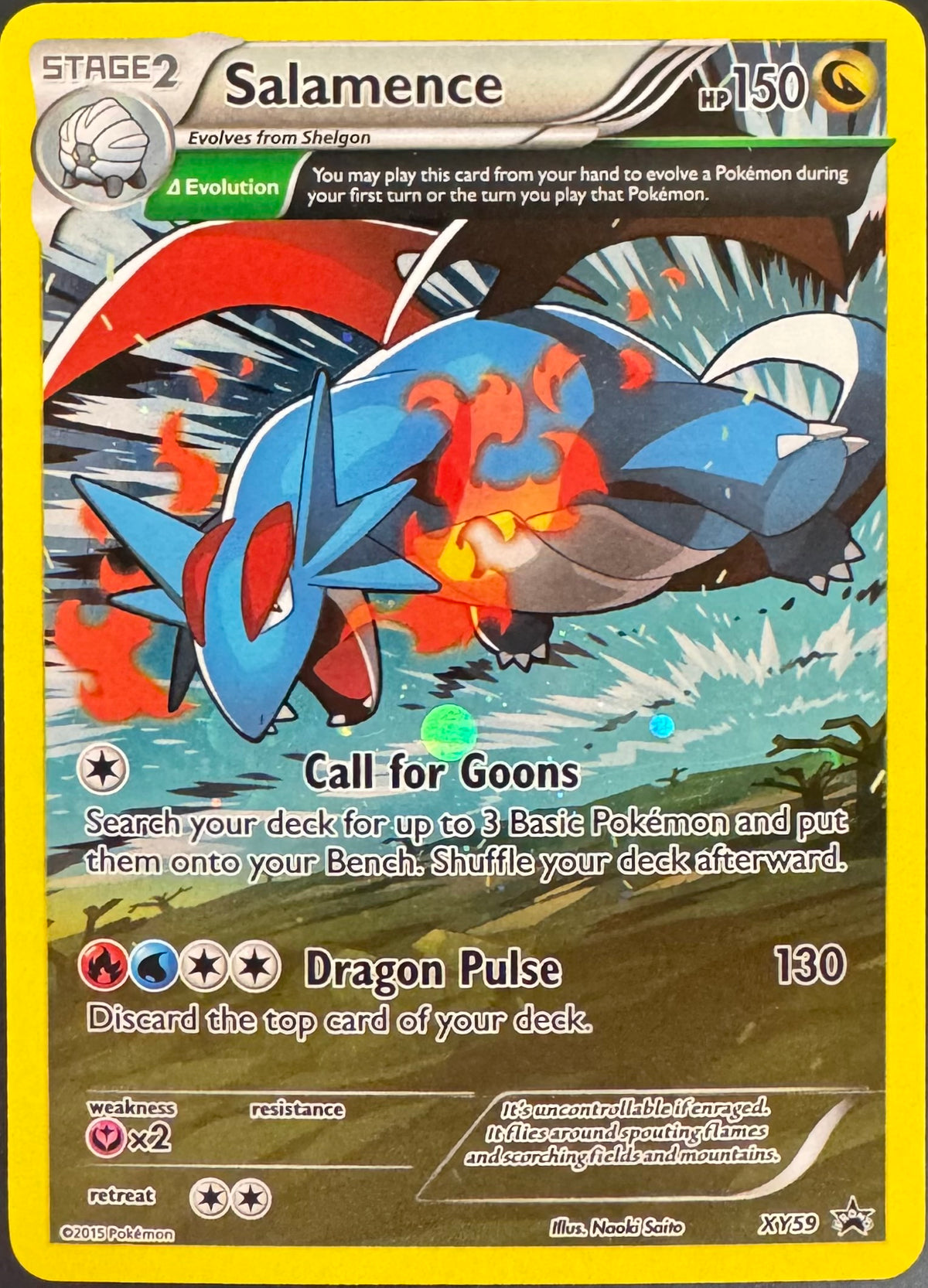 Salamence XY59 [Black Star Promo]