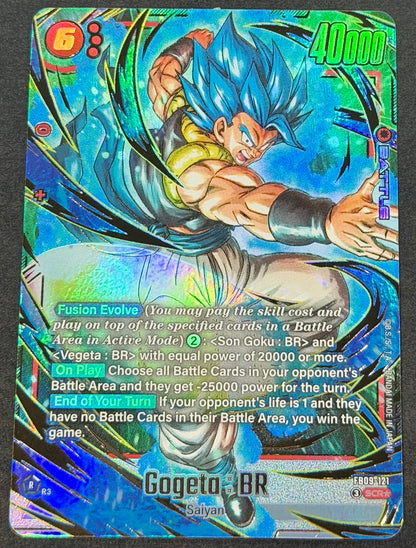 Gogeta: BR FB09-121 Alternate Art Secret Rare SCR