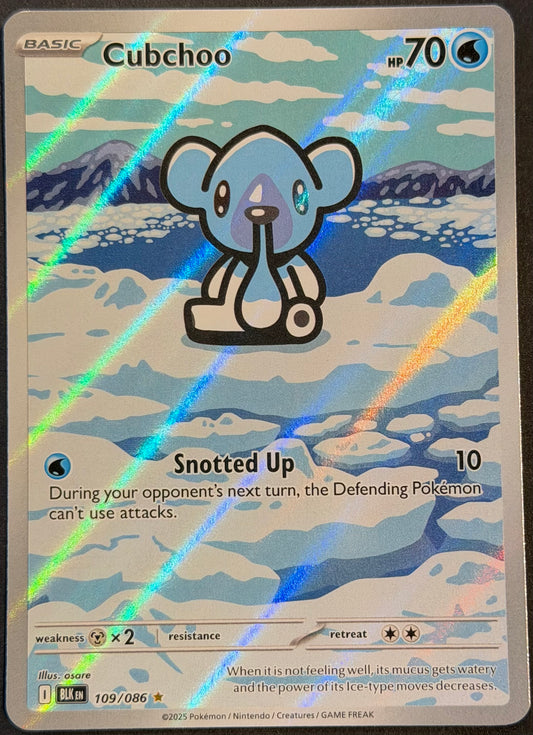 Cubchoo 109/086 illustration Rare Black Bolt