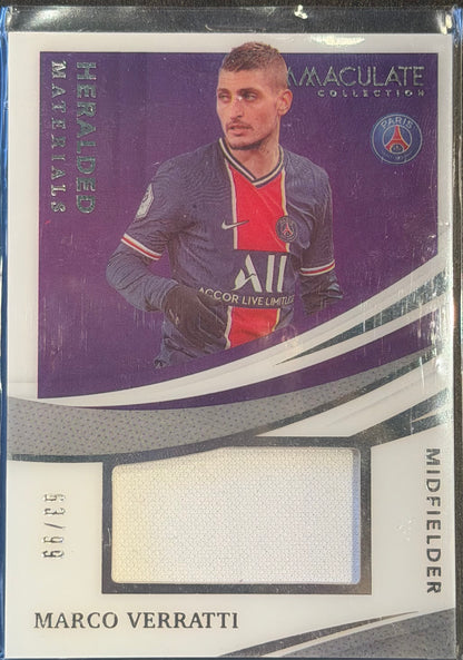 Marco Verratti /99 2021 Immaculate Collection Heralded Materials #24