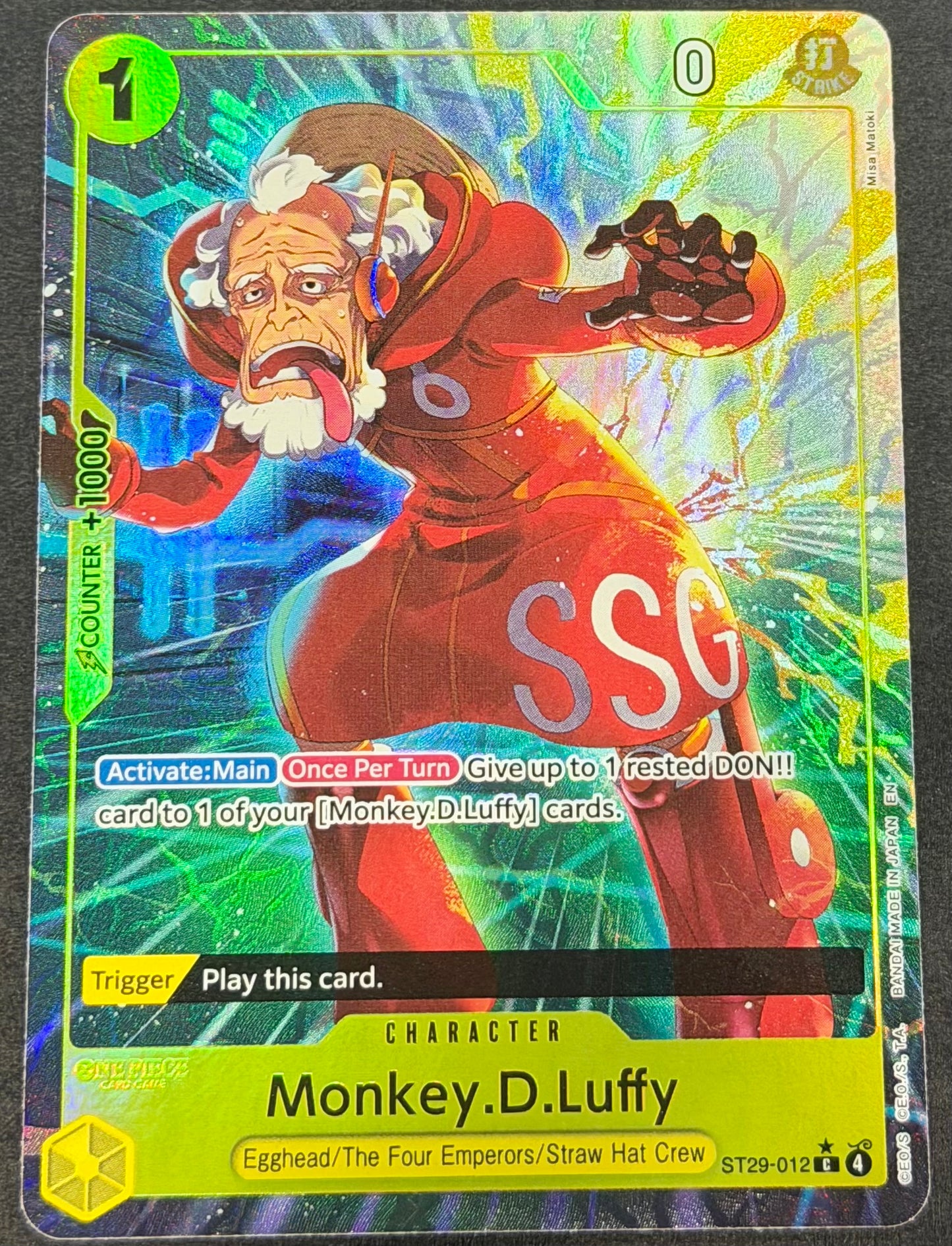 Monkey.D.Luffy ST29-012 Alternate Art Starter Deck 29