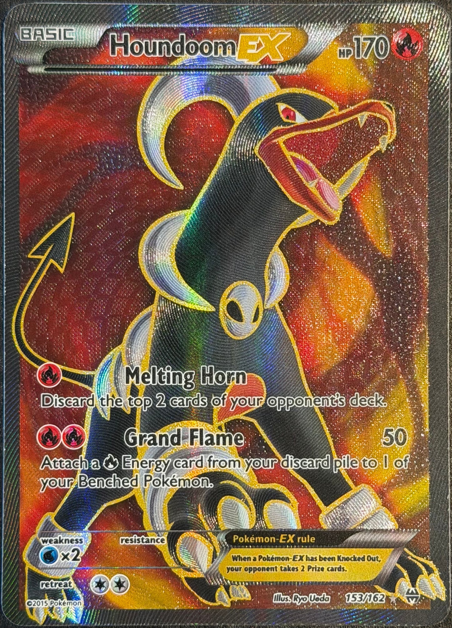 Houndoom EX 153/162 BREAKthrough Ultra Rare (LP/MP)
