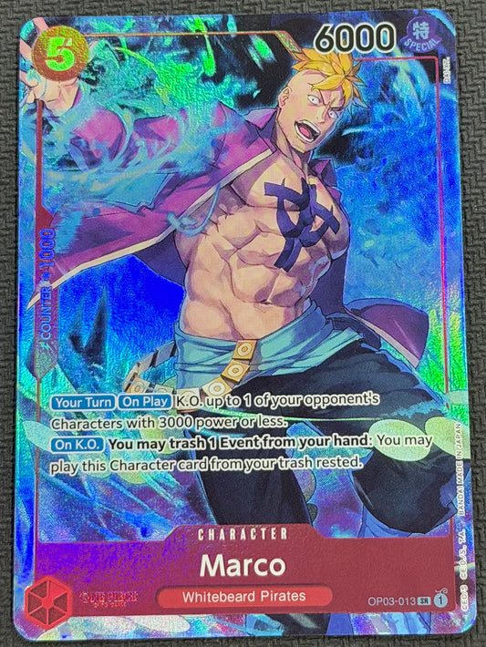 Marco OP03-013 SR 1st Anniversary Set One Piece Promotion Card English