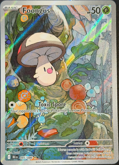 Foongus 095/086 Illustration Rare Black Bolt English