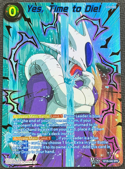 Yes, Time To Die SPR Special Rare BT29-040