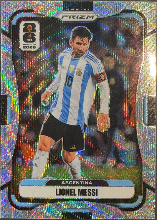 Lionel Messi #10 Silver wave Prizm