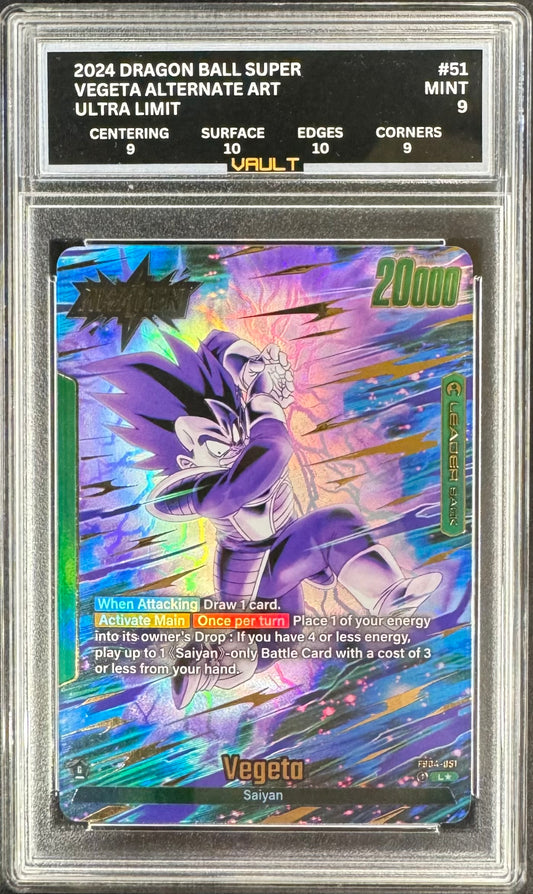 2022 DBS Vegeta FB04-051 Alternate Art [Ultra Limit] Vault 9