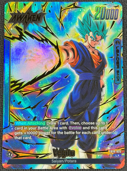 Vegito FB10-025 Alternate Leader Art