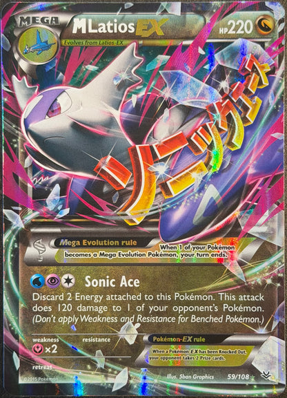 M Latios EX 59/108 XY Roaring Skies Rare
