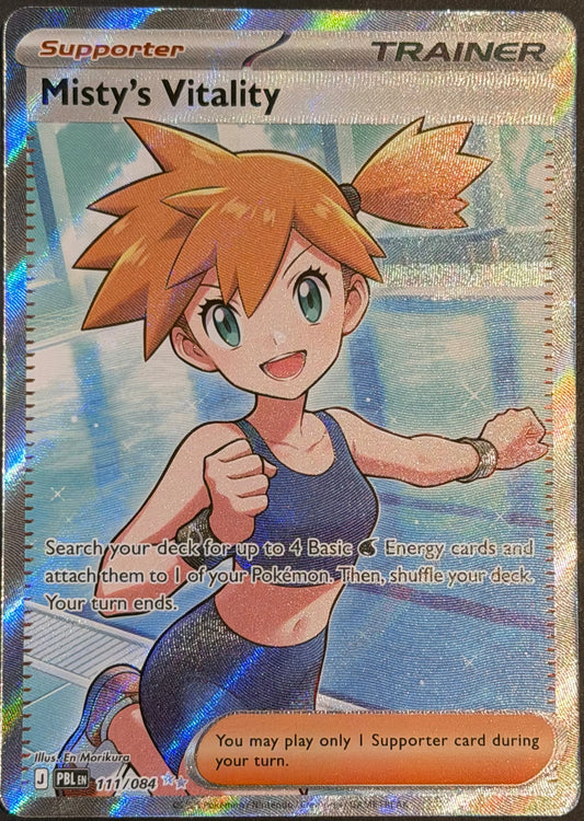 Misty’s Vitality 111/084 Full Art Pitch Black