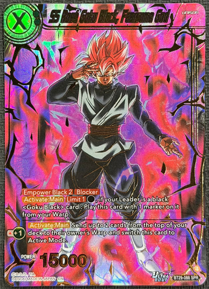 SS Rose Goku Black, Fearsome God SPR Special Rare BT29-088