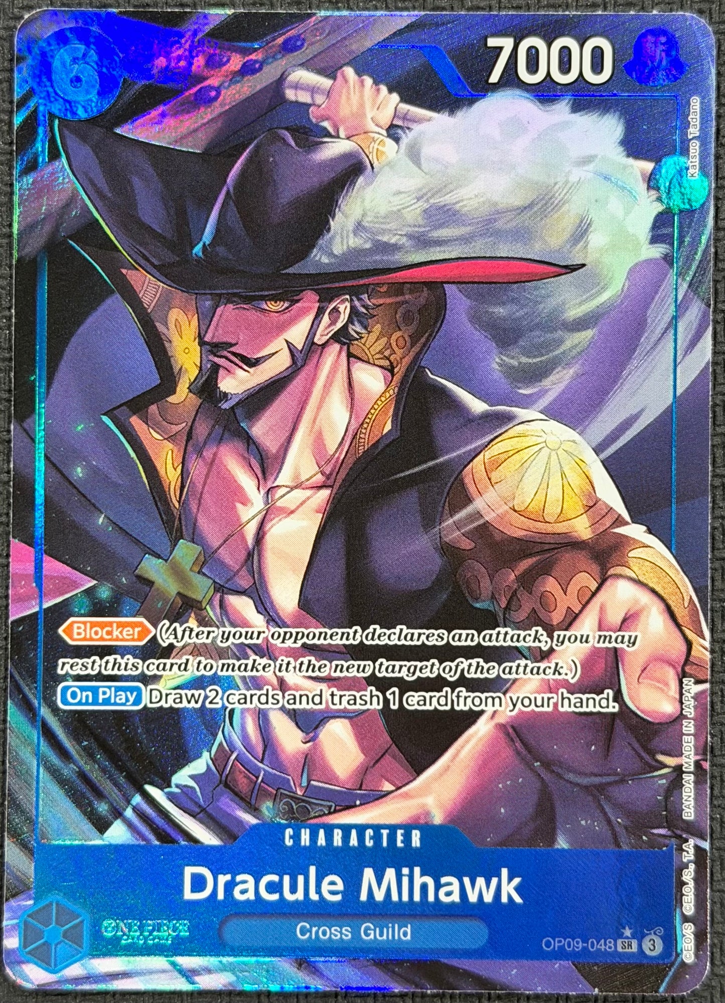 Dracule Mihawk OP09-048 Alternate Art