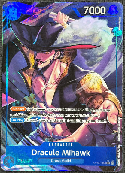 Dracule Mihawk OP09-048 Alternate Art
