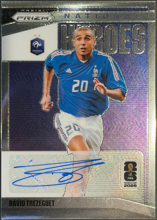 David Trezeguet National Heroes Autograph Panini World Cup 2026