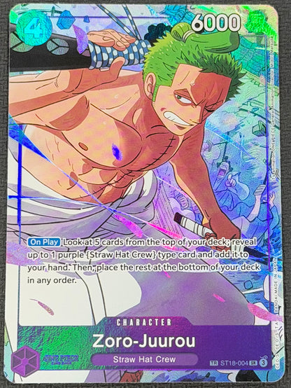 Zoro-Juurou ST18-004 Treasure Rare