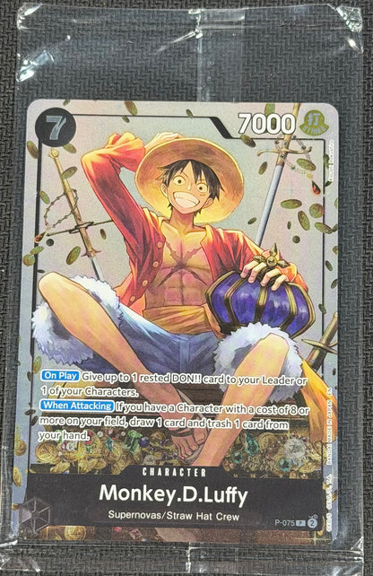 Monkey.D.Luffy P-075 Sealed Promo