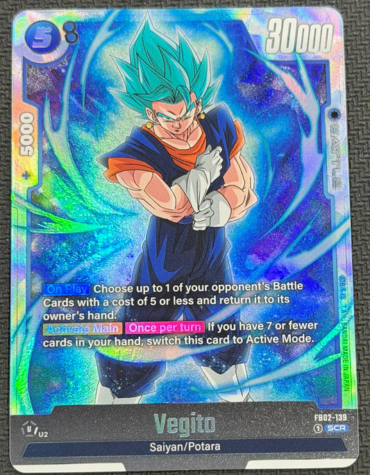 Vegito SCR Secret Rare FB02-139