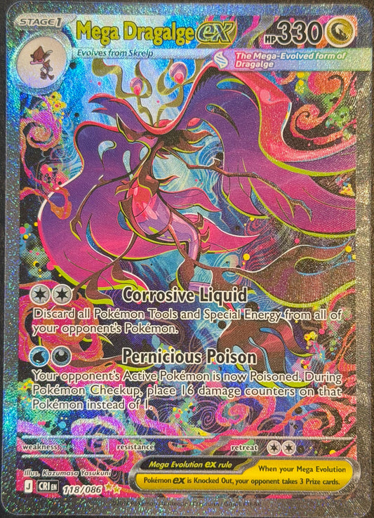 Mega Dragalge ex 118/086 SIR Chaos Rising