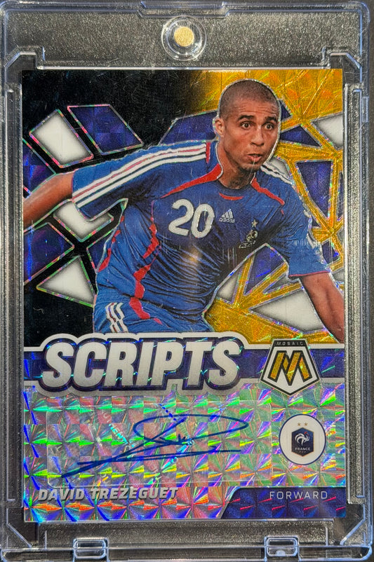 David Trezeguet Scripts Autograph 1/8 fifa World Cup 2022