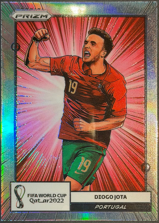 Diogo Jota Manga Case hit FIFA World Cup Qatar 2022 Prizm